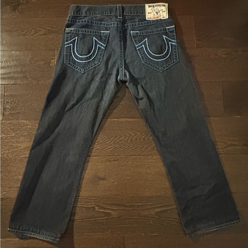 True Religion Dark Blue Straight Jeans